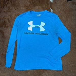 Under Armour Men's Blue Long Sleeve Shirt